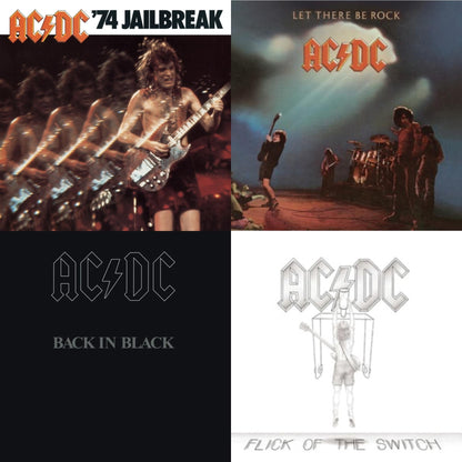 74 Jailbreak & Let There Be Rock & Back In Black & Flick Of The Switch