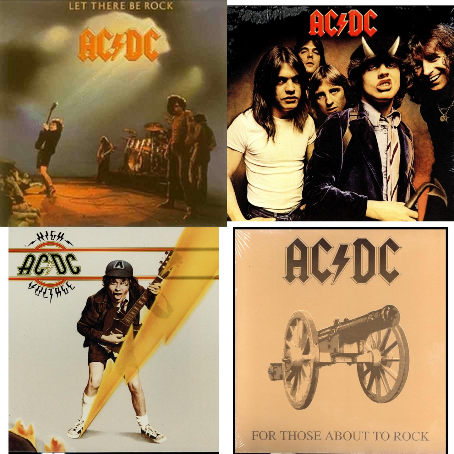 High Voltage (180G) & Let There Be Rock (180G) & Highway To Hell (180G) & For Those About To Rock (180G)