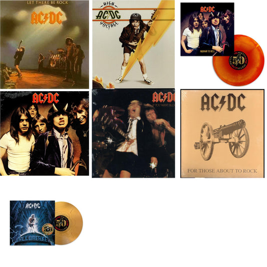 This is a 7 LP Vinyl SKU bundle.
1.This LP Vinyl is brand new.Format: LP VinylMusic Style: Hard RockThis item's title is: Highway To Hell (Orange Blend LP Vinyl)Artist: Ac/DcLabel: Sony MusicBarcode: 196588462610Release Date: 3/15/2024
2.This LP Vinyl is brand new.