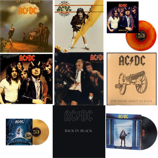 This is a 9 LP Vinyl SKU bundle.
1.This LP Vinyl is brand new.Format: LP VinylMusic Style: Hard RockThis item's title is: Highway To Hell (Orange Blend LP Vinyl)Artist: Ac/DcLabel: Sony MusicBarcode: 196588462610Release Date: 3/15/2024
2.This LP Vinyl is brand new.