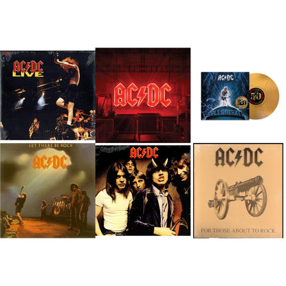 This is a 6 LP Vinyl SKU bundle.
1.This LP Vinyl is brand new.Format: LP VinylMusic Style: Hard RockThis item's title is: Power Up (180G/Gatefold Jacket/Inner Sleeve)Artist: Ac/DcLabel: COLUMBIABarcode: 194397255614Release Date: 11/13/2020
2.This LP Vinyl is brand new.