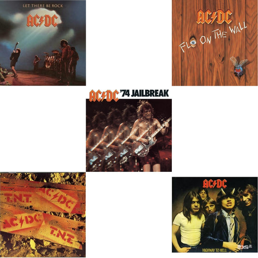 74 Jailbreak & Let There Be Rock & Highway To Hell & Tnt & Fly On The Wall