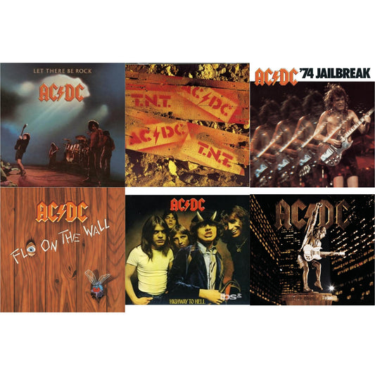 74 Jailbreak & Let There Be Rock & Highway To Hell & Tnt & Stiff Upper Lip & Fly On The Wall