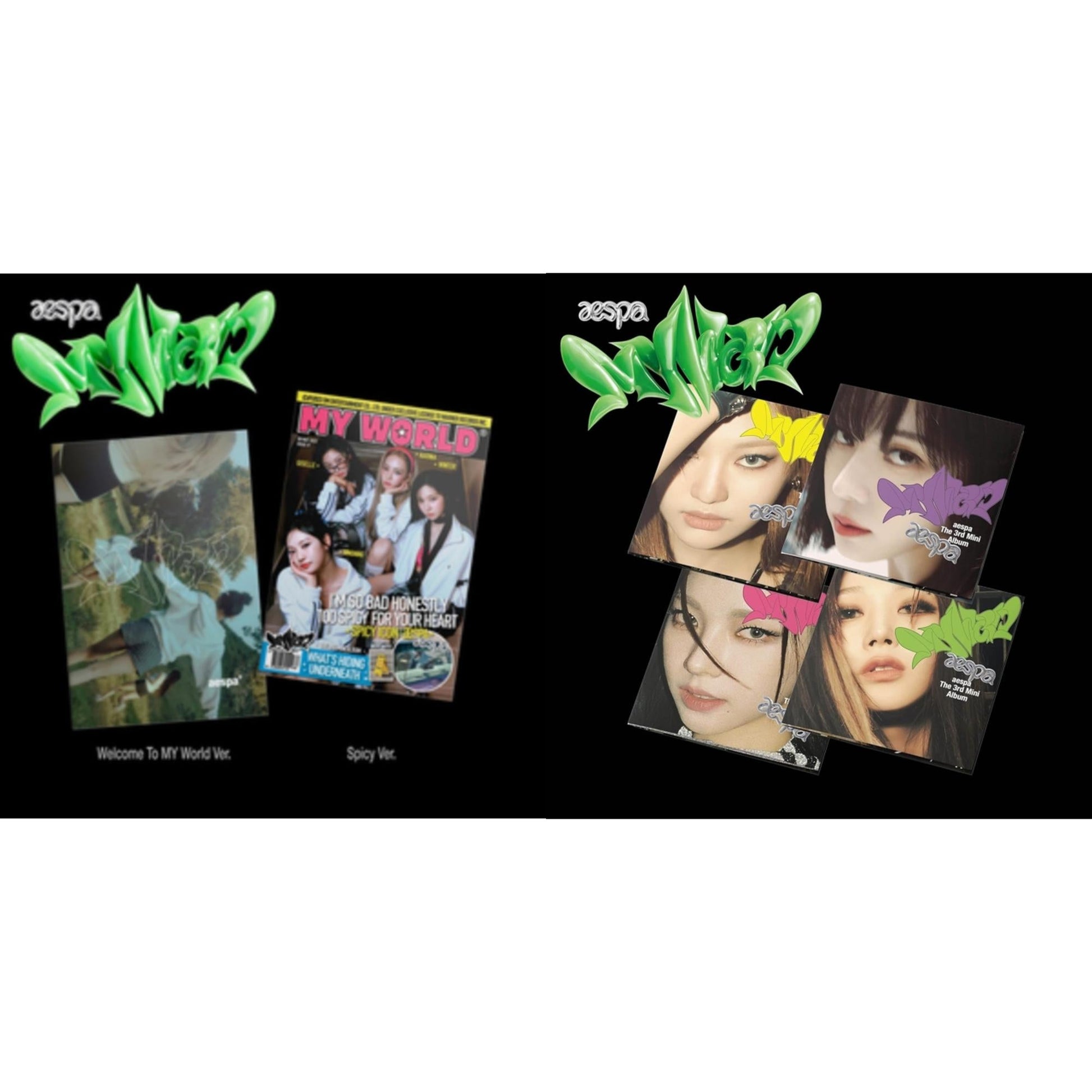 This is a 2 CD SKU bundle.
1.This CD is brand new.Format: CDThis item's title is: My World: The 3Rd Mini Album - Zine Ver.Artist: AespaLabel: WRBarcode: 8809944144038Release Date: 6/30/2023
2.This CD is brand new.