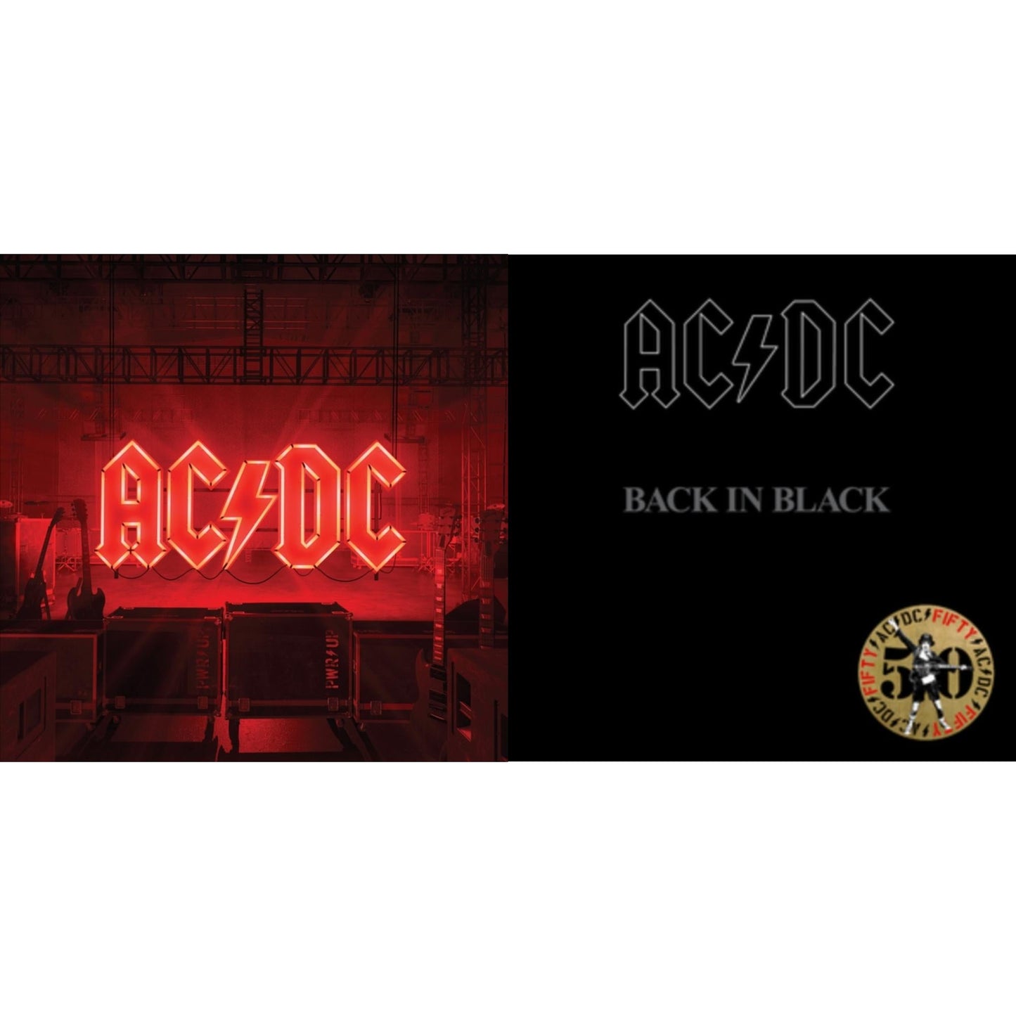 Power Up (180G/Gatefold Jacket/Inner Sleeve) & Back In Black (Gold Metallic LP Vinyl)
