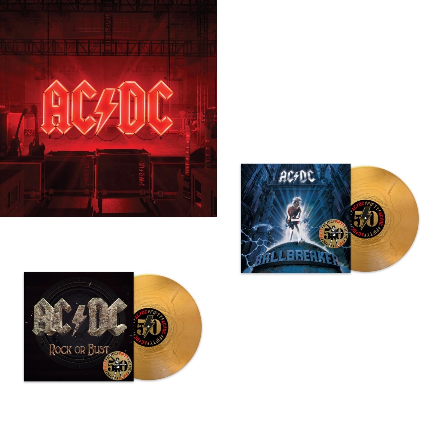 This is a 3 LP Vinyl SKU bundle.
1.This LP Vinyl is brand new.Format: LP VinylMusic Style: Hard RockThis item's title is: Power Up (180G/Gatefold Jacket/Inner Sleeve)Artist: Ac/DcLabel: COLUMBIABarcode: 194397255614Release Date: 11/13/2020
2.This LP Vinyl is brand new.