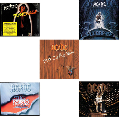 This is a 5 CD SKU bundle.
1.This CD is brand new.Format: CDMusic Style: Hard RockThis item's title is: PowerageArtist: Ac/DcLabel: LEGACYBarcode: 696998020429Release Date: 4/29/2003
2.This CD is brand new.