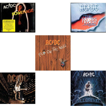 This is a 5 CD SKU bundle.
1.This CD is brand new.Format: CDMusic Style: Hard RockThis item's title is: PowerageArtist: Ac/DcLabel: LEGACYBarcode: 696998020429Release Date: 4/29/2003
2.This CD is brand new.