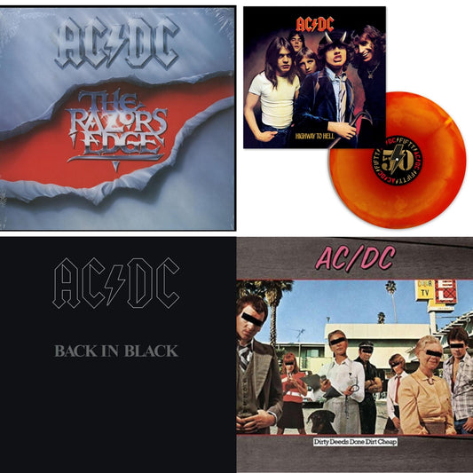 This is a 4 LP Vinyl SKU bundle.
1.This LP Vinyl is brand new.Format: LP VinylMusic Style: Hard RockThis item's title is: Highway To Hell (Orange Blend LP Vinyl)Artist: Ac/DcLabel: Sony MusicBarcode: 196588462610Release Date: 3/15/2024
2.This LP Vinyl is brand new.
