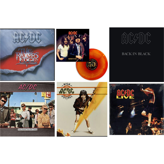 This is a 6 LP Vinyl SKU bundle.
1.This LP Vinyl is brand new.Format: LP VinylMusic Style: Hard RockThis item's title is: Highway To Hell (Orange Blend LP Vinyl)Artist: Ac/DcLabel: Sony MusicBarcode: 196588462610Release Date: 3/15/2024
2.This LP Vinyl is brand new.