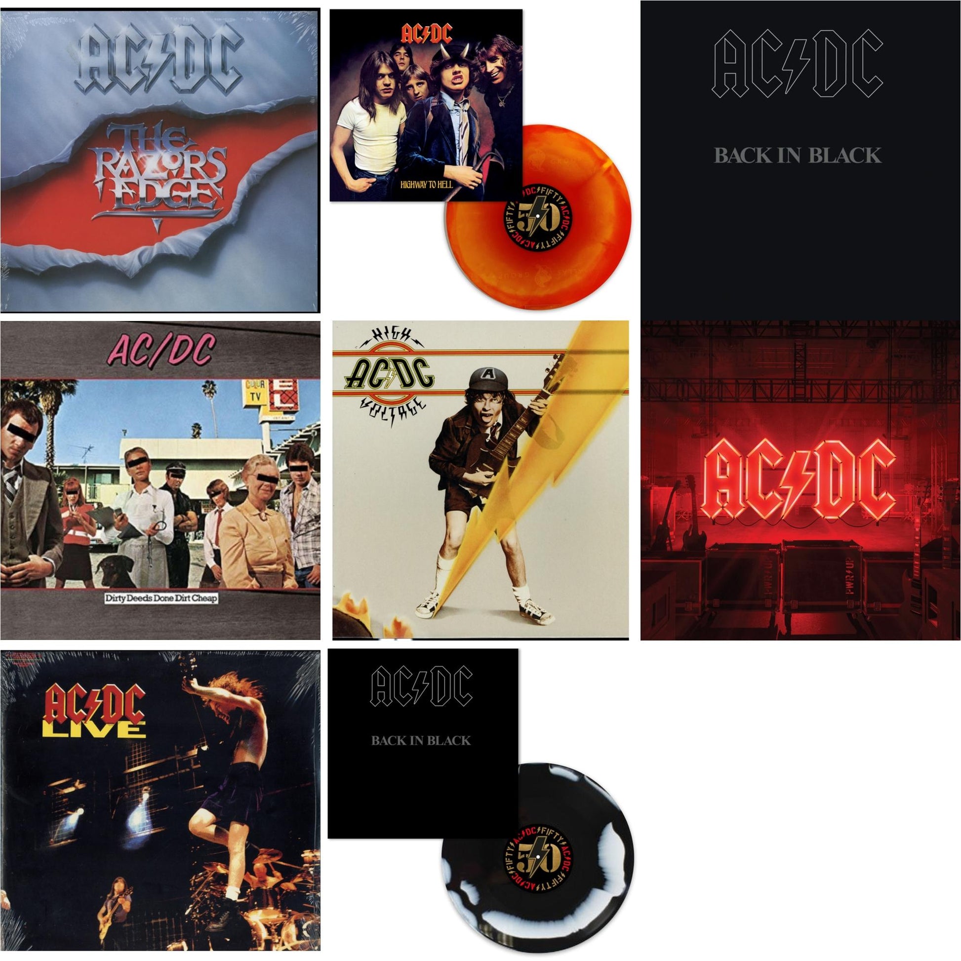 This is a 8 LP Vinyl SKU bundle.
1.This LP Vinyl is brand new.Format: LP VinylMusic Style: Hard RockThis item's title is: Power Up (180G/Gatefold Jacket/Inner Sleeve)Artist: Ac/DcLabel: COLUMBIABarcode: 194397255614Release Date: 11/13/2020
2.This LP Vinyl is brand new.