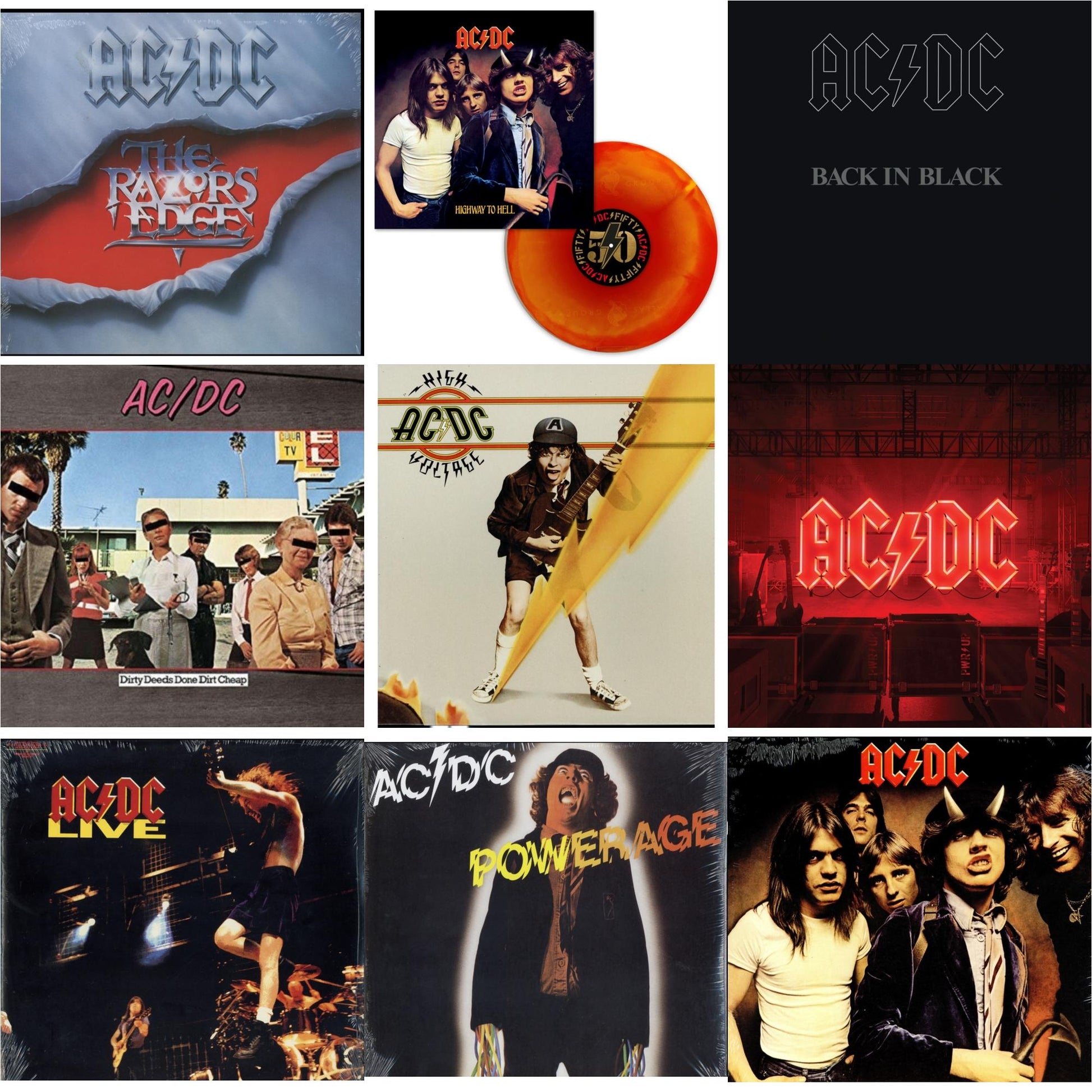 This is a 9 LP Vinyl SKU bundle.
1.This LP Vinyl is brand new.Format: LP VinylMusic Style: Hard RockThis item's title is: Power Up (180G/Gatefold Jacket/Inner Sleeve)Artist: Ac/DcLabel: COLUMBIABarcode: 194397255614Release Date: 11/13/2020
2.This LP Vinyl is brand new.
