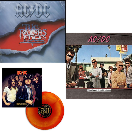 This is a 3 LP Vinyl SKU bundle.
1.This LP Vinyl is brand new.Format: LP VinylMusic Style: Hard RockThis item's title is: Highway To Hell (Orange Blend LP Vinyl)Artist: Ac/DcLabel: Sony MusicBarcode: 196588462610Release Date: 3/15/2024
2.This LP Vinyl is brand new.
