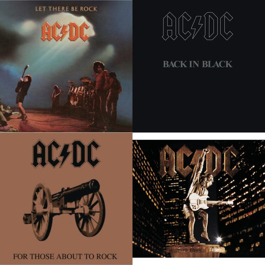 This is a 4 CD SKU bundle.
1.This CD is brand new.Format: CDMusic Style: Hard RockThis item's title is: Let There Be RockArtist: Ac/DcLabel: LEGACYBarcode: 696998020320Release Date: 4/29/2003
2.This CD is brand new.