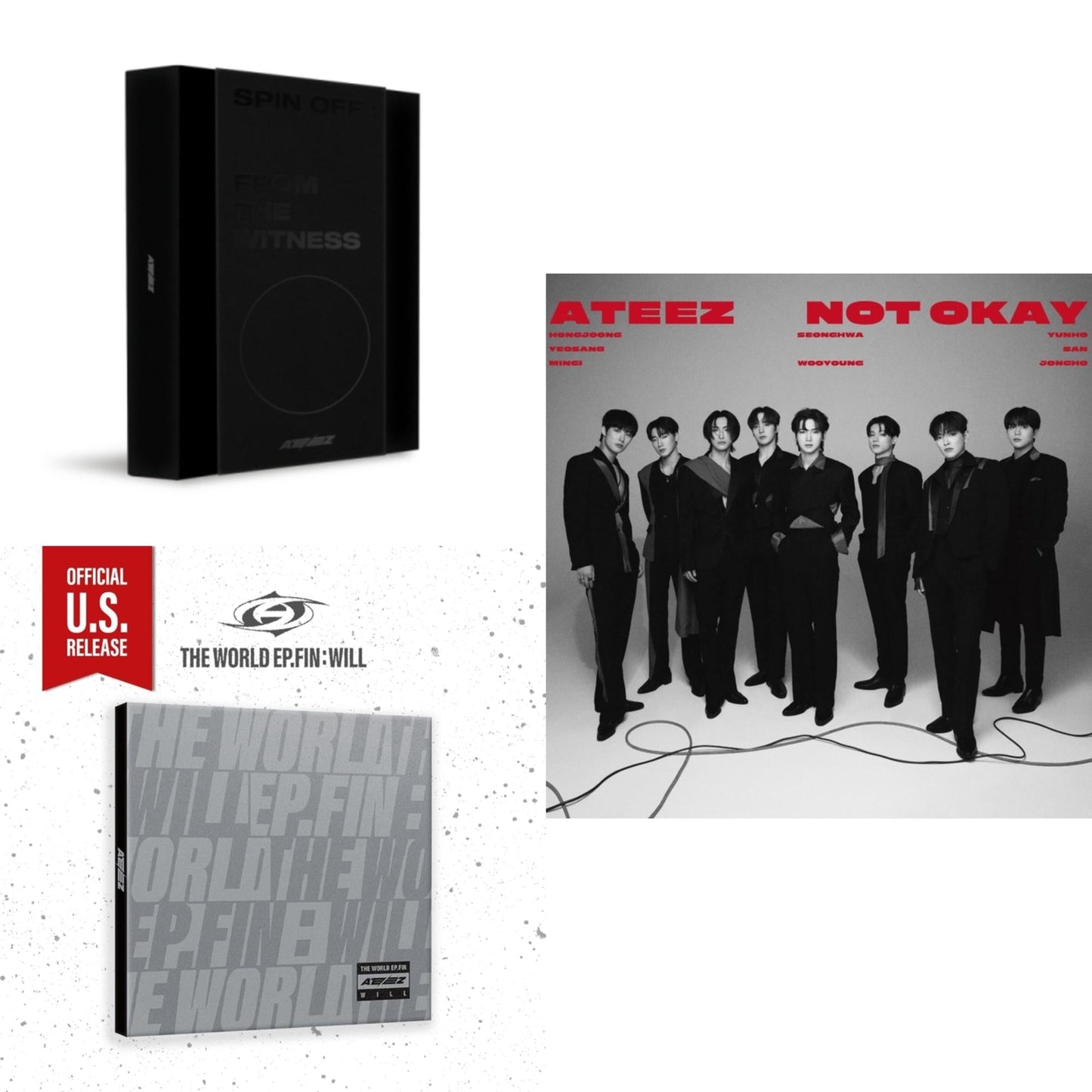 This is a 3 CD SKU bundle.
1.This CD is brand new.Format: CDMusic Style: K-popThis item's title is: Spin Off : From The Witness (Witness Version) (Limited)Artist: AteezLabel: KQ ENT.Barcode: 8809704425438Release Date: 12/31/2022
2.This CD is brand new.