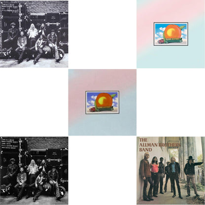 Live At Fillmore East & Allman Brothers Band & At Fillmore East (2LP) & Eat A Peach (2LP) & Eat A Peach (Light Pink & Light Blue LP Vinyl)
