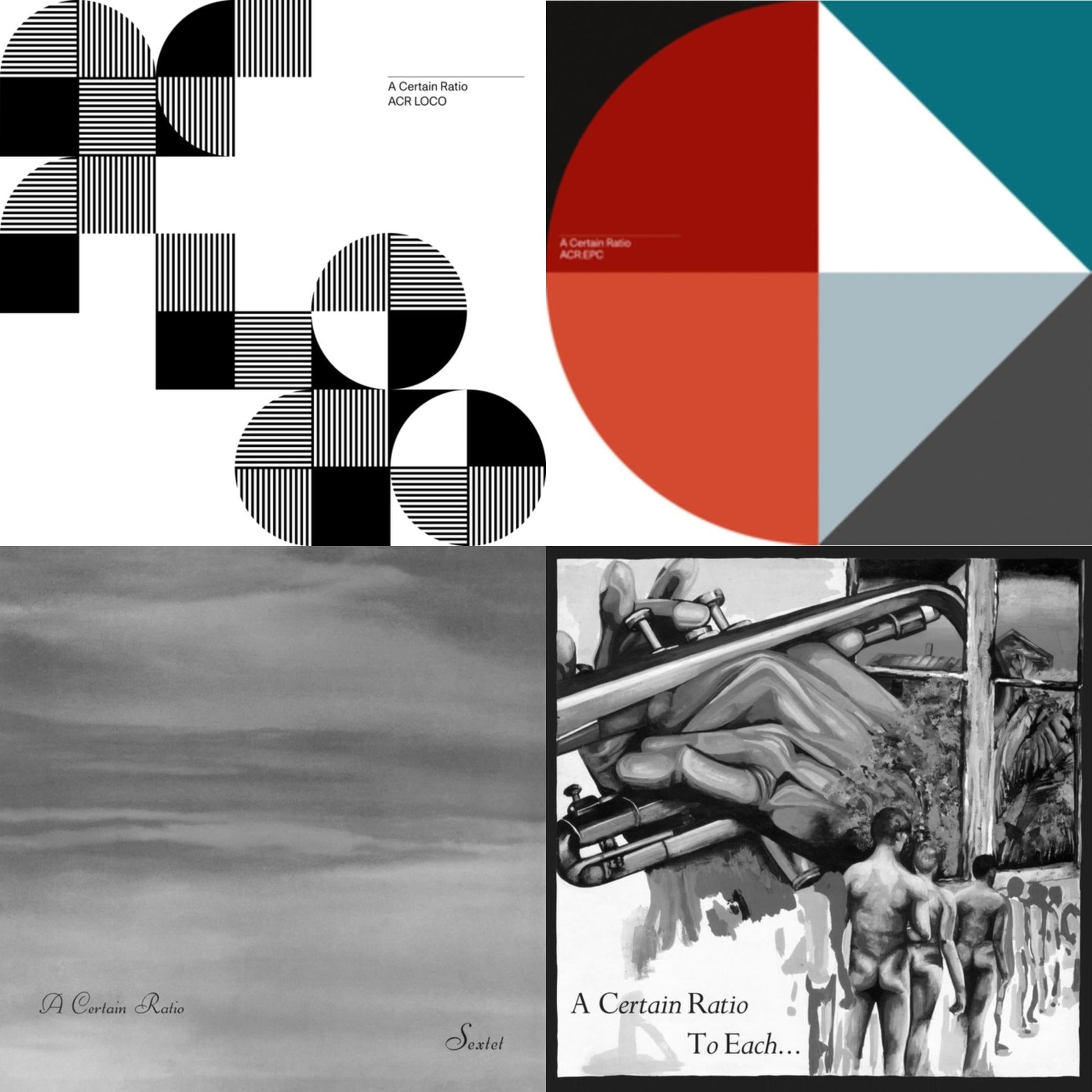 This is a 4 LP Vinyl SKU bundle.
1.This LP Vinyl is brand new.Format: LP VinylThis item's title is: Acr Loco (Limited Edition Color LP Vinyl)Artist: A Certain RatioLabel: MUTEBarcode: 724596998731Release Date: 10/2/2020
2.This LP Vinyl is brand new.