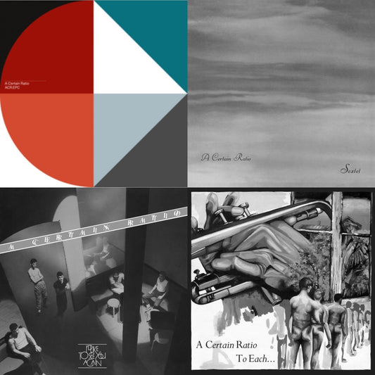 This is a 4 LP Vinyl SKU bundle.
1.This LP Vinyl is brand new.Format: LP VinylMusic Style: ElectroThis item's title is: Acr:Epc (Limited Edition/Cornflour Blue LP Vinyl)Artist: A Certain RatioLabel: MUTEBarcode: 5400863044350Release Date: 7/2/2021
2.This LP Vinyl is brand new.