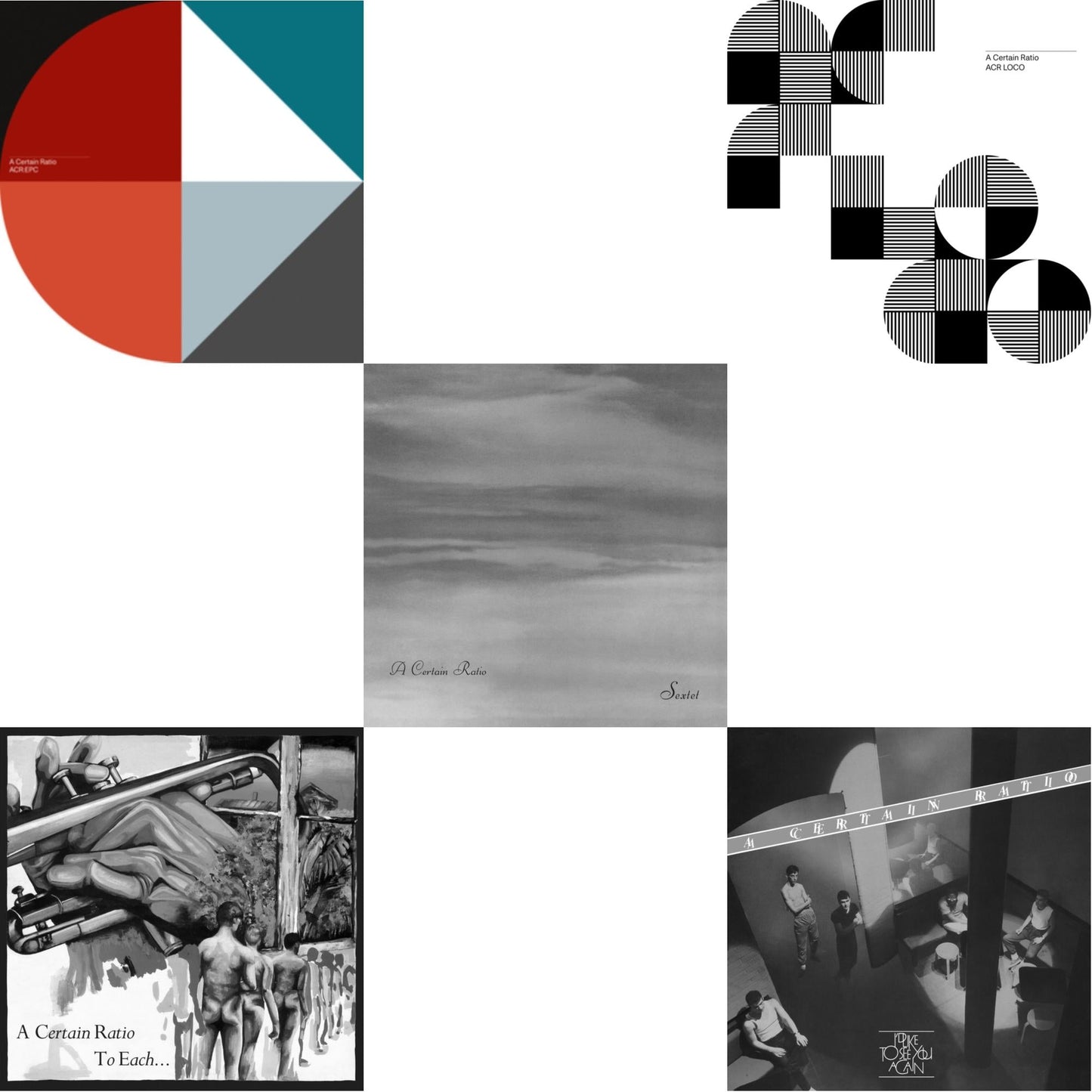 This is a 5 LP Vinyl SKU bundle.
1.This LP Vinyl is brand new.Format: LP VinylMusic Style: ElectroThis item's title is: Acr:Epc (Limited Edition/Cornflour Blue LP Vinyl)Artist: A Certain RatioLabel: MUTEBarcode: 5400863044350Release Date: 7/2/2021
2.This LP Vinyl is brand new.