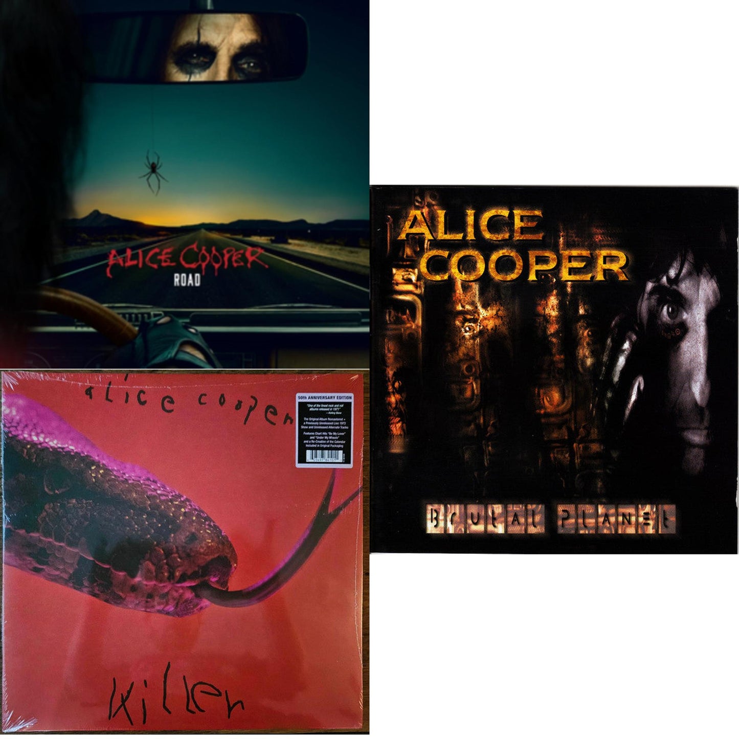 Road (Orange Marbled Vinyl/2LP/DVD) & Killer (Expanded & Remastered/3LP) & Brutal Planet (2LP/45 RPM/180G/Brutal Brown Vinyl)
