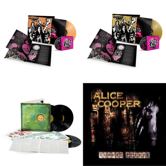 Live From The Astroturf (Apricoot LP Vinyl/DVD) & Live From The Astroturf (Gold LP Vinyl/DVD) & Billion Dollar Babies (50Th Anniversary/Deluxe/3LP) & Brutal Planet (2LP/45 RPM/180G/Brutal Brown Vinyl)