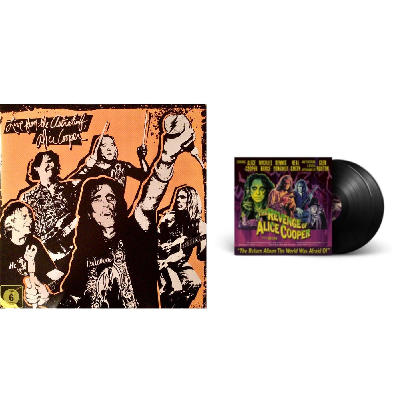 Live From The Astroturf (Apricoot LP Vinyl/DVD) & Revenge Of Alice Cooper (2LP)