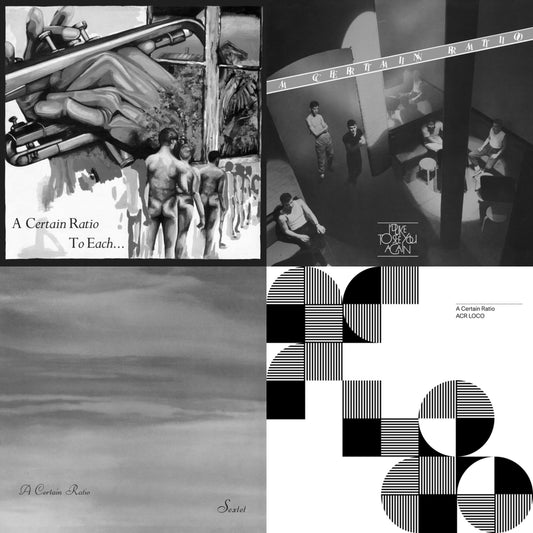 This is a 4 LP Vinyl SKU bundle.
1.This LP Vinyl is brand new.Format: LP VinylThis item's title is: To Each... (Limited Edition White LP Vinyl)Artist: A Certain RatioLabel: MUTEBarcode: 724596970560Release Date: 1/15/2021
2.This LP Vinyl is brand new.