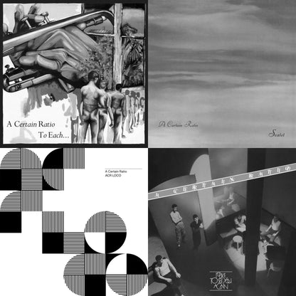 This is a 4 LP Vinyl SKU bundle.
1.This LP Vinyl is brand new.Format: LP VinylThis item's title is: To Each... (Limited Edition White LP Vinyl)Artist: A Certain RatioLabel: MUTEBarcode: 724596970560Release Date: 1/15/2021
2.This LP Vinyl is brand new.