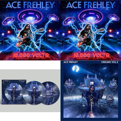 This is a 4 LP Vinyl SKU bundle.
1.This LP Vinyl is brand new.Format: LP VinylMusic Style: Hard RockThis item's title is: 10,000 Volts (Edge Only Splatter/Metal Gym Locker/Red Splatter LP Vinyl)Artist: Ace FrehleyLabel: MNRK HeavyBarcode: 634164402976Release Date: 2/23/2024
2.