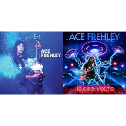 Now Playing (Blue LP Vinyl) & 10,000 Volts (Edge Only Splatter/Metal Gym Locker/Red Splatter LP Vinyl)