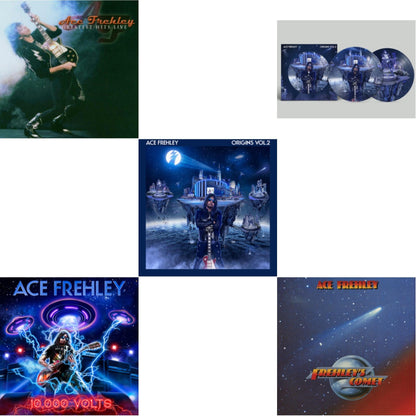 Greatest Hits Live & 10,000 Volts (Edge Only Splatter/Metal Gym Locker/Red Splatter LP Vinyl) & Origins: Vol. 2 (I) & Origins: Vol. 2 (Picture Disc) & Frehley's Comet (Red & Blue Hand Poured Effect LP Vinyl)