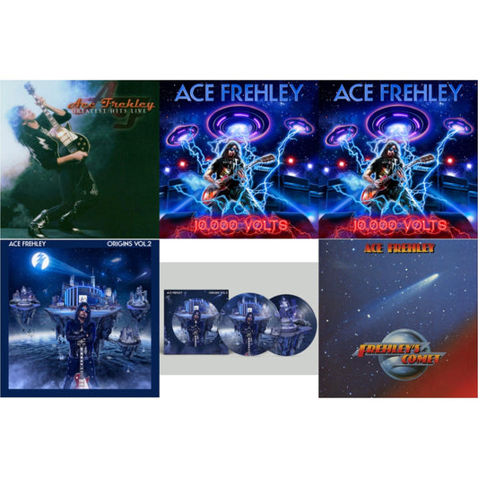 This is a 6 LP Vinyl SKU bundle.
1.This LP Vinyl is brand new.Format: LP VinylThis item's title is: Greatest Hits LiveArtist: Ace FrehleyLabel: MEGAFORCEBarcode: 020286236450Release Date: 2/4/2022
2.This LP Vinyl is brand new.
