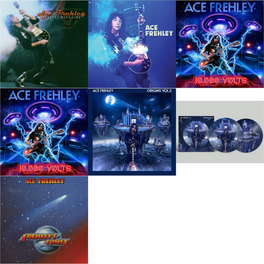 This is a 7 LP Vinyl SKU bundle.
1.This LP Vinyl is brand new.Format: LP VinylThis item's title is: Greatest Hits LiveArtist: Ace FrehleyLabel: MEGAFORCEBarcode: 020286236450Release Date: 2/4/2022
2.This LP Vinyl is brand new.