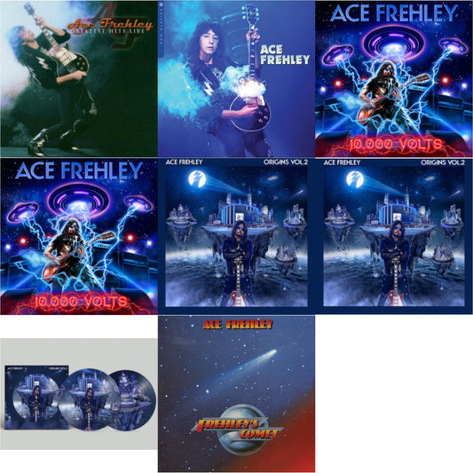 This is a 8 LP Vinyl SKU bundle.
1.This LP Vinyl is brand new.Format: LP VinylThis item's title is: Greatest Hits LiveArtist: Ace FrehleyBarcode: 020286236450Release Date: 2/4/2022
2.This LP Vinyl is brand new.