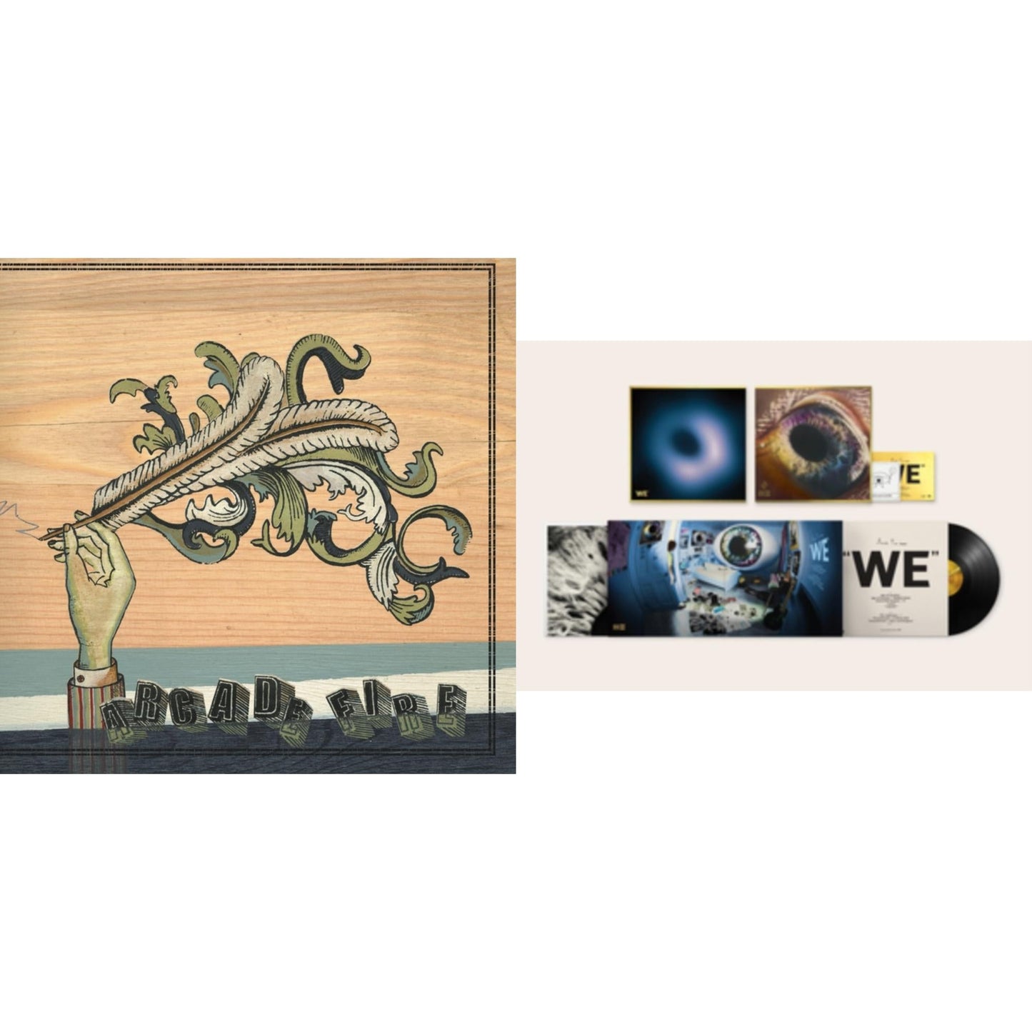 This is a 2 LP Vinyl SKU bundle.
1.This LP Vinyl is brand new.Format: LP VinylMusic Style: Alternative RockThis item's title is: We (180G)Artist: Arcade FireLabel: COLUMBIABarcode: 194399712214Release Date: 5/6/2022
2.This LP Vinyl is brand new.