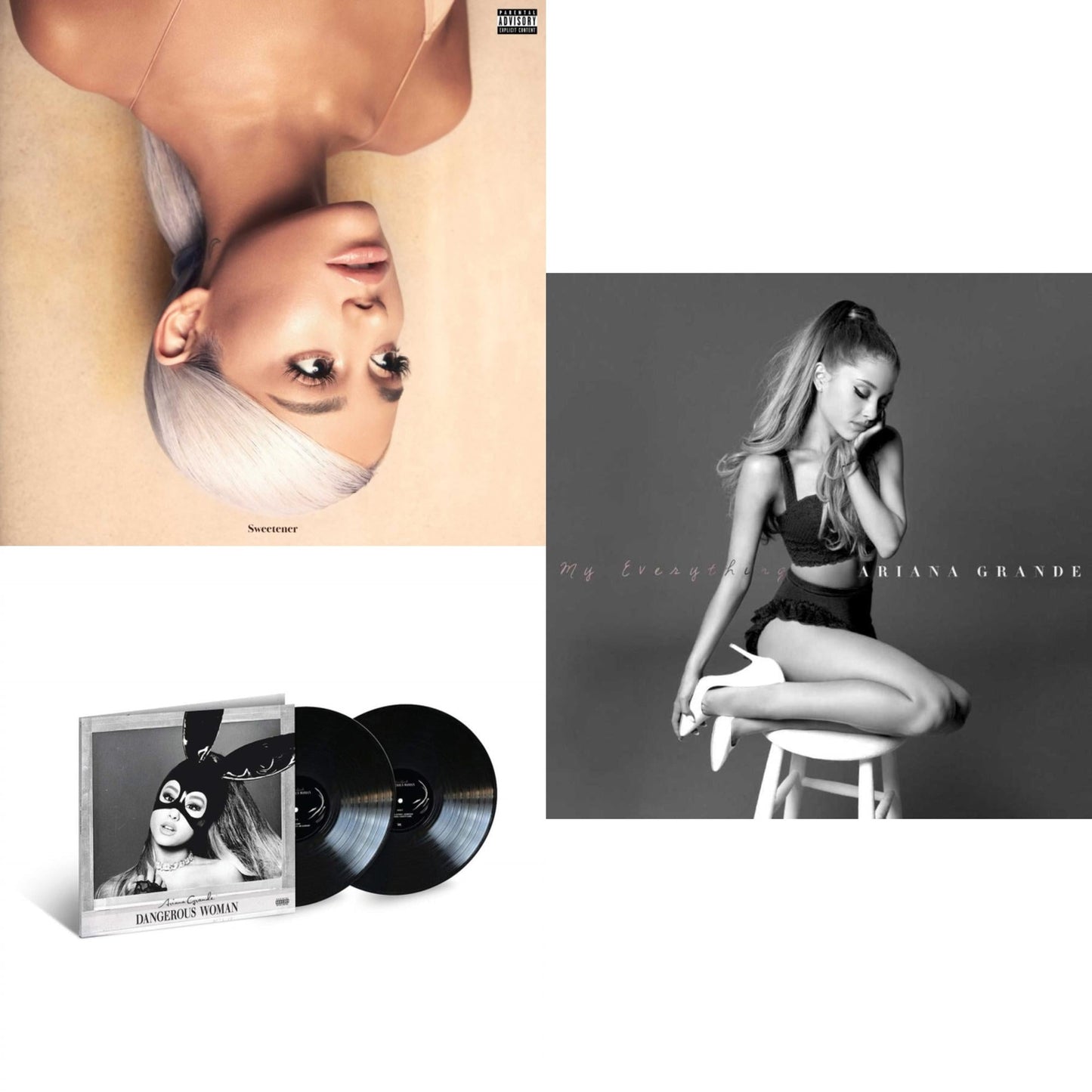 Sweetener (X) (2LP) & Dangerous Woman (2LP) & My Everything