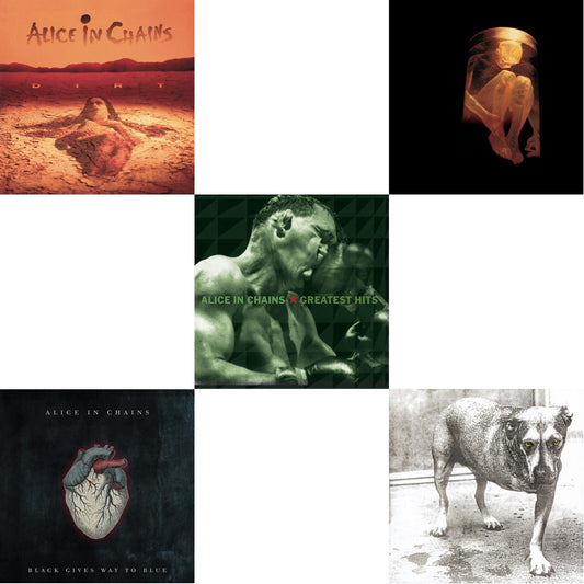 Dirt & Black Gives Way To Blue & Greatest Hits & Nothing Safe: Best Of The Box & Alice In Chains