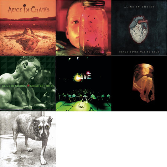 Dirt & Jar Of Flies & Black Gives Way To Blue & Greatest Hits & Live & Nothing Safe: Best Of The Box & Alice In Chains