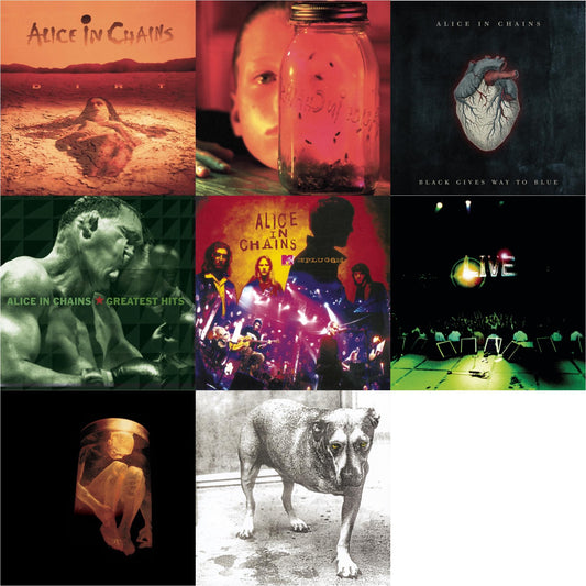 Dirt & Jar Of Flies & Black Gives Way To Blue & Greatest Hits & Unplugged & Live & Nothing Safe: Best Of The Box & Alice In Chains