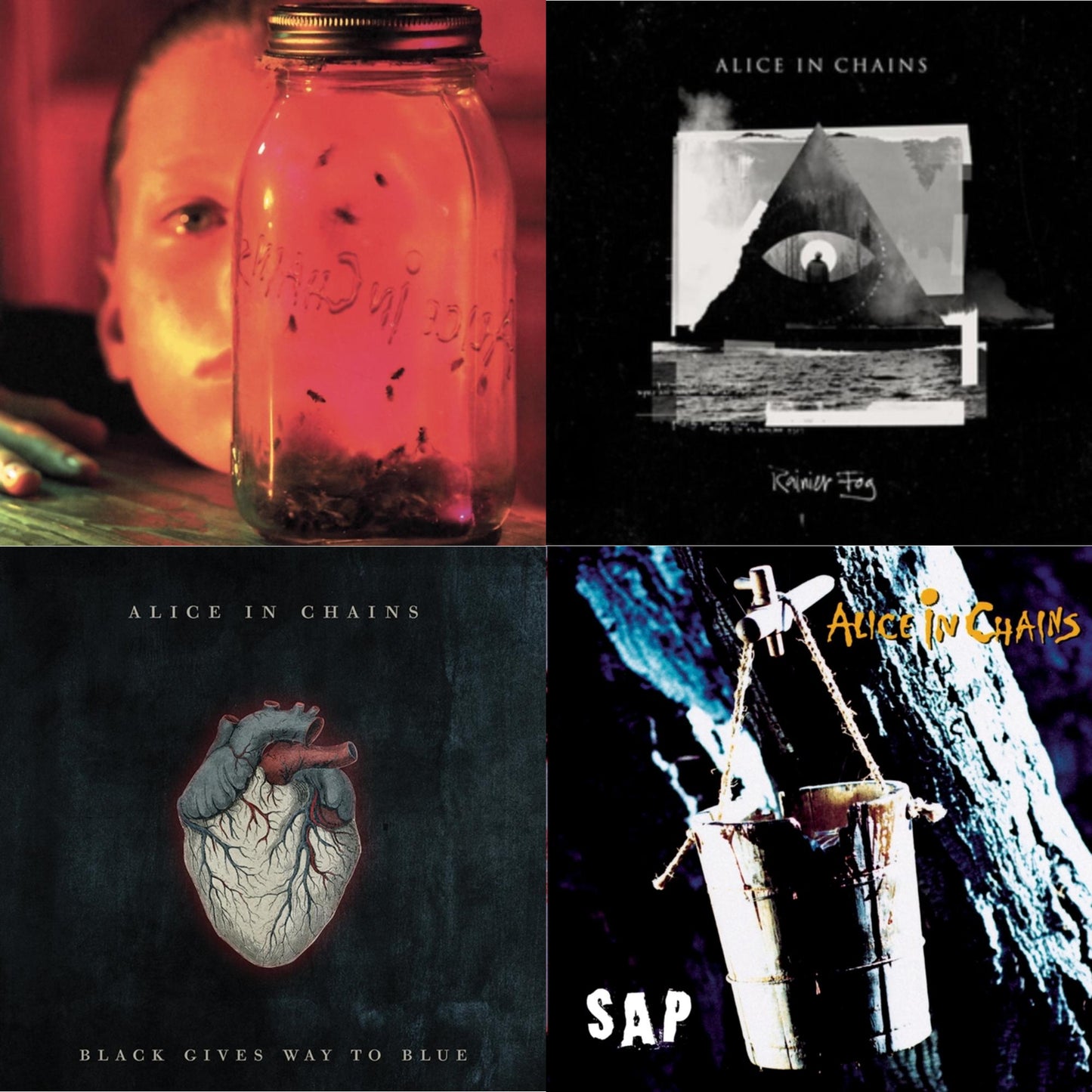 Jar Of Flies & Rainier Fog & Black Gives Way To Blue & Sap