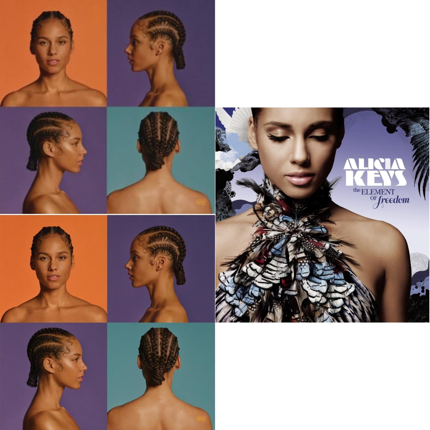 Alicia (X) (2LP/150G/Opaque White Vinyl/Dl Insert) & Alicia (White Vinyl/2LP) & Element Of Freedom (2LP/Lilac Vinyl)