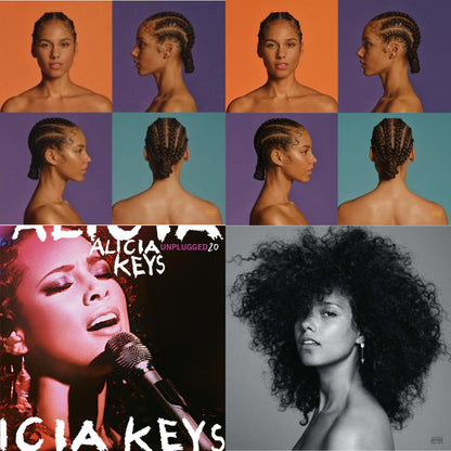 Alicia (X) (2LP/150G/Opaque White Vinyl/Dl Insert) & Alicia (White Vinyl/2LP) & Unplugged (20Th Anniversary/2LP) & Here (Pa) (150G/Dlcard/Gatefold/24 X 24 Poster)