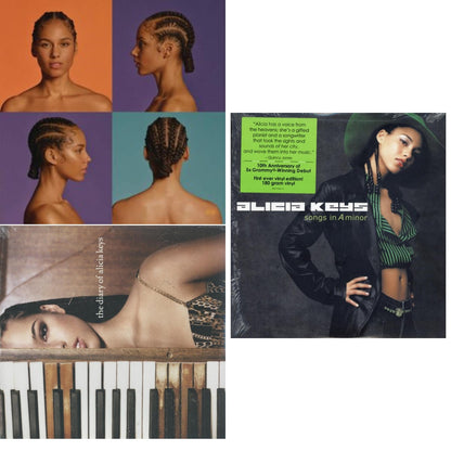 Alicia (X) (2LP/150G/Opaque White Vinyl/Dl Insert) & Diary Of Alicia Keys & Songs In A Minor (2LP/180G)