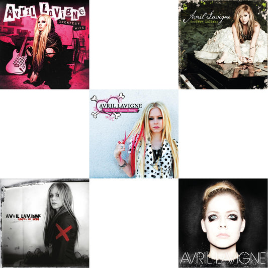 Greatest Hits (2LP) & Under My Skin & Best Damn Thing (2LP) & Goodbye Lullaby (2LP) & Avril Lavigne (2LP)