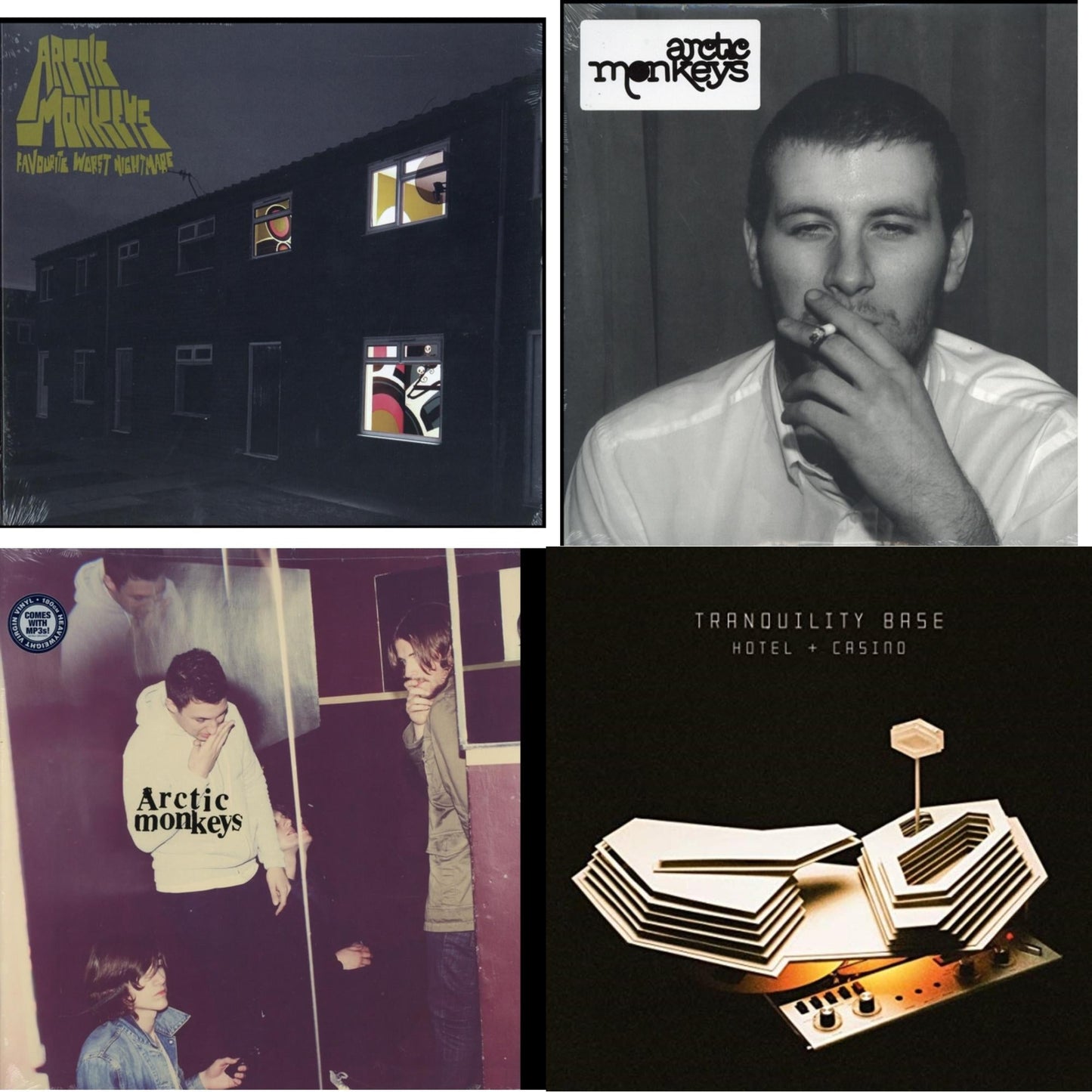 Favourite Worst Nightmare & Whatever People Say I Am That's What I Am Not & Humbug (Dl Card) & Tranquility Base Hotel & Casino (Dl Card)