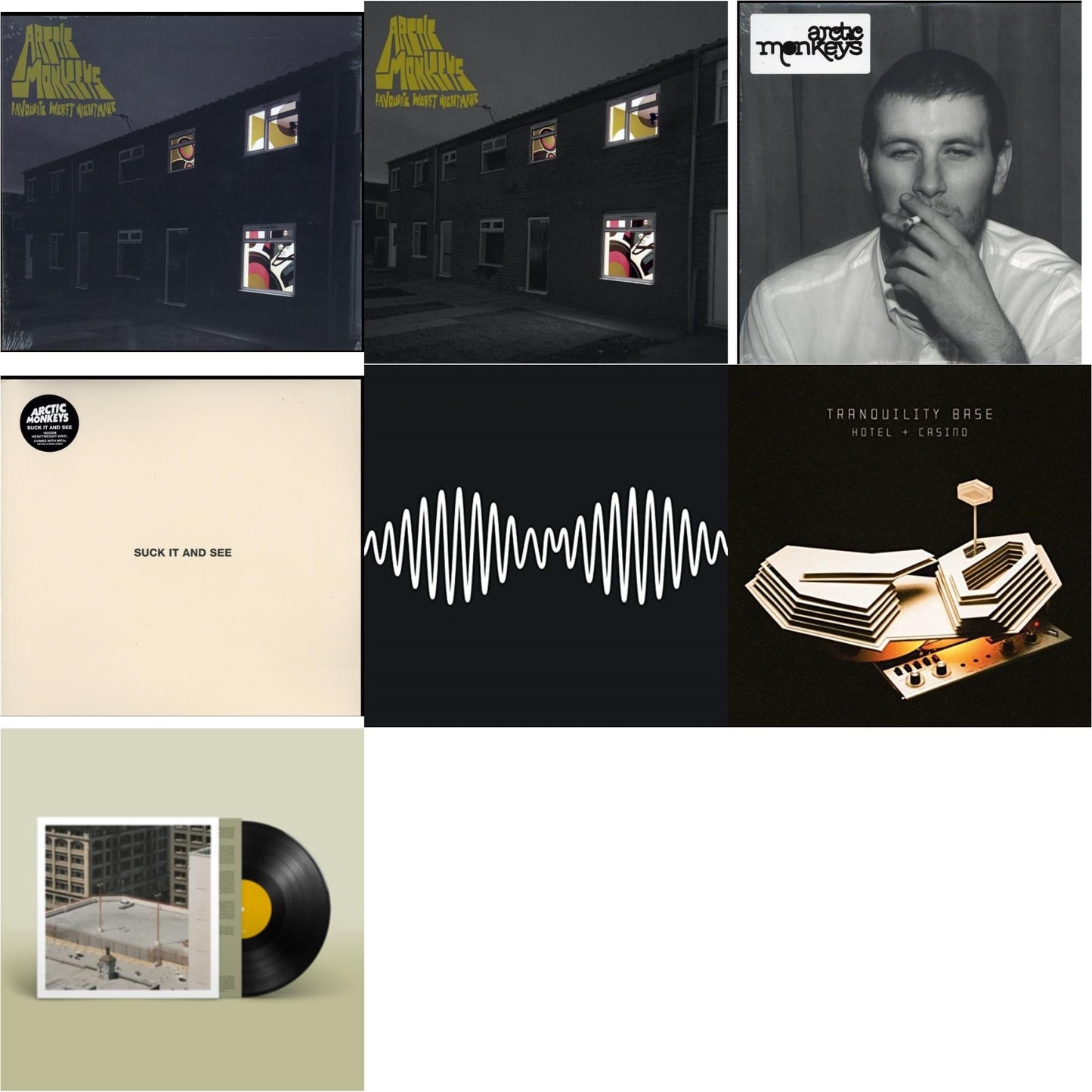Favourite Worst Nightmare & Favourite Worst Nightmare (Gatefold) & Whatever People Say I Am That's What I Am Not & Suck It & See (Dl Card) & Am (Dl Card) & Tranquility Base Hotel & Casino (Dl Card) & The Car
