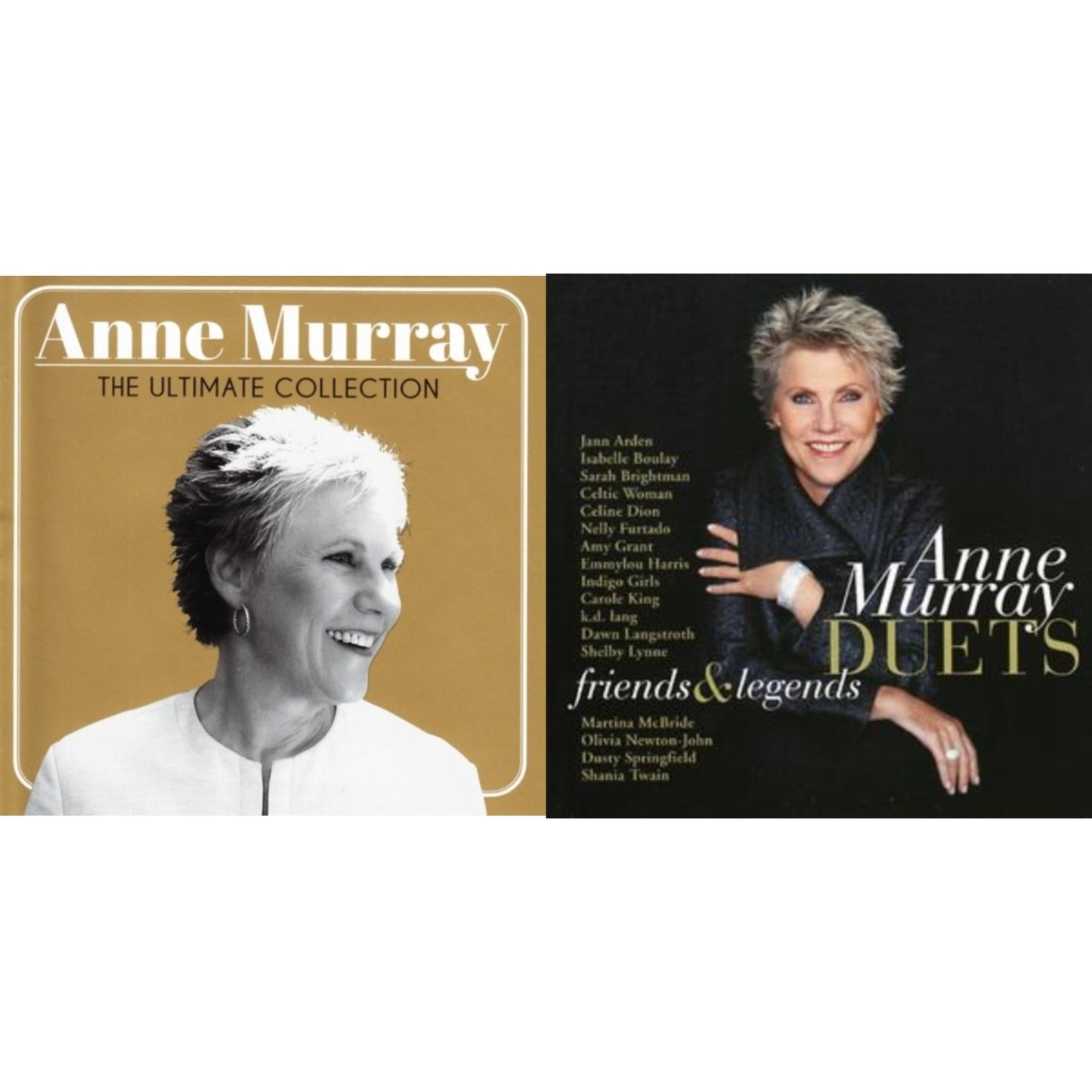 This is a 2 CD SKU bundle.
1.This CD is brand new.Format: CDMusic Style: Pop RockThis item's title is: Ultimate CollectionArtist: Anne MurrayLabel: Richmond RecordsBarcode: 602557831160Release Date: 9/29/2017
2.This CD is brand new.