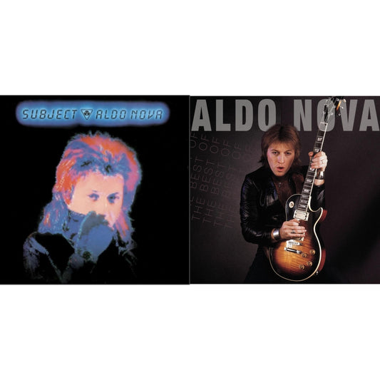 This is a 2 CD SKU bundle.
1.This CD is brand new.Format: CDMusic Style: Hard RockThis item's title is: SubjectArtist: Aldo NovaBarcode: 827565058945Release Date: 5/14/2012
2.This CD is brand new.