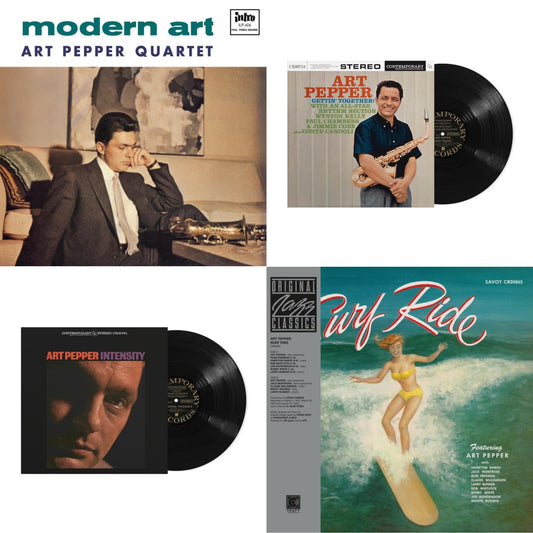 Modern Art (Blue Note Tone Poet Edition) (180G) & Gettin' Together (Contemporary Records Acoustic Sounds Series) & Intensity (Contemporary Records Acoustic Sounds Series) & Surf Ride (Original Jazz Classics Series) (180G)