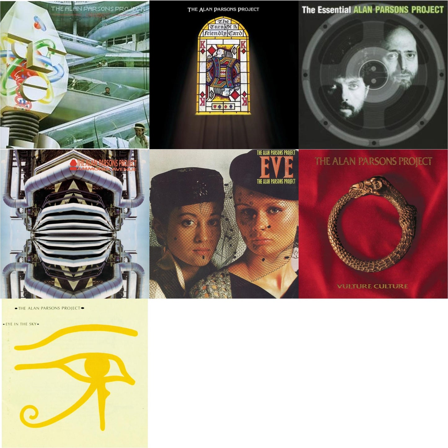 Alan Project Parsons - I Robot (Anniversary Edition) & Turn Of A Friendly Card & Essential Alan Parsons Project & Ammonia Avenue & Eve & Vulture Culture & Eye In The Sky - CD Bundle